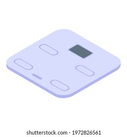 Sport smart scales icon. Isometric of sport smart scales vector icon for web design isolated on white background
