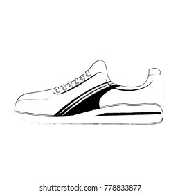 Sport sneaker isolated