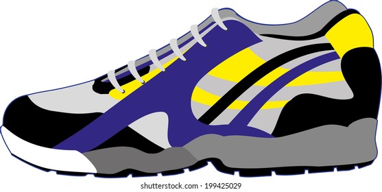 sport sneaker in vector