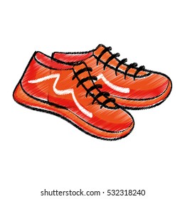 Sport sneakers accesorie icon vector illustration graphic design