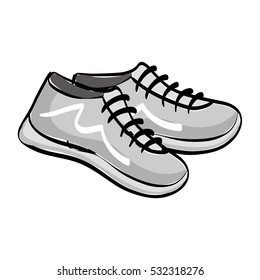 Sport sneakers accesorie icon vector illustration graphic design
