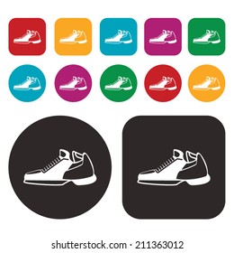 sport sneakers icon / shoes icon