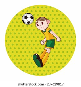 Sport soccer player theme elements vector,eps
