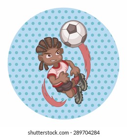 Sport soccer player theme elements vector,eps