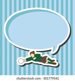 Sport soccer player theme elements vector,eps