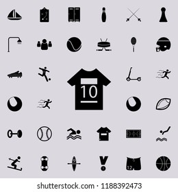 Sport soccer t-shirt icon. Sport icons universal set for web and mobile