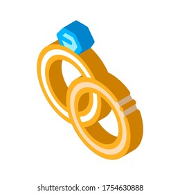 Sport Spectacles Alpinism Equipment Vector Icon isometric color isolated symbol illustration
