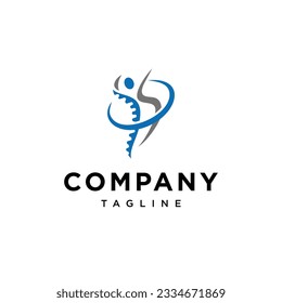 Sport spine logo icon vector template.eps