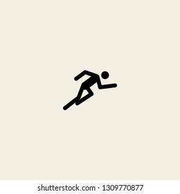 sport sprint run vector icon
