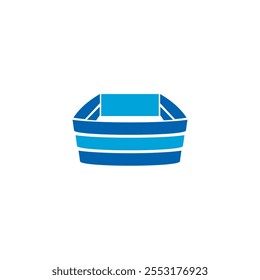 Sport stadium vector logo design