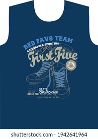 sport style vector design graphic