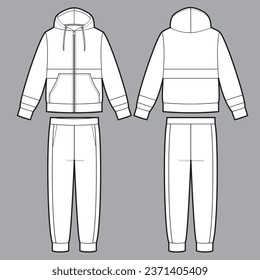 Sport suit from hoodie and trousers for kids