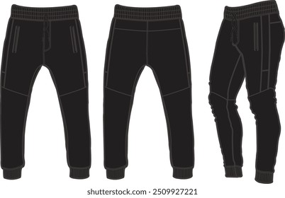 Esporte ternos modelo de design, calça de suor, jogging	