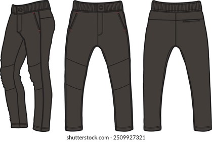 Sport suits design template, sweat pant, jogging	