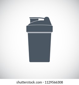 Sport supplement shaker icon