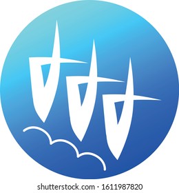Sport swimming icon pool logo
