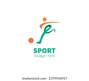 	
Sport symbol design Soccer logo stock illustration	
