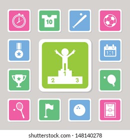 sport symbol set for use