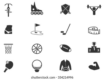 Sport symbol for web icons