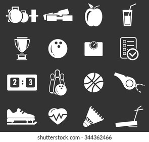 Sport symbol for web icons