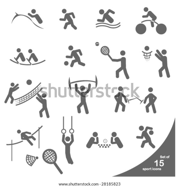 Sport Symbols Stock Vector (Royalty Free) 28185823