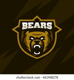 Sport team Bears logo emblem