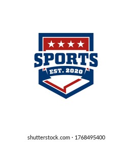 Sport team club logo concept vector