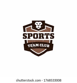Sport team club logo concept vector