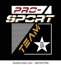 sport team design typography,vector illustration for print