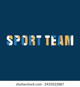 Sport Team Graphic Tees Design For Tshirt Print