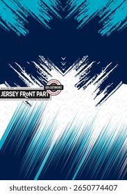 A Sport Team Jersey Design. CMYK Color For Sublimation Printing