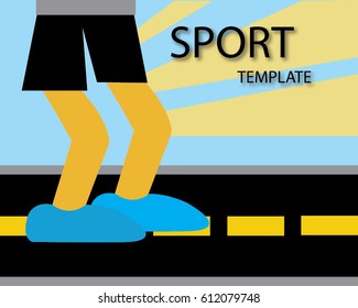 sport template vector 