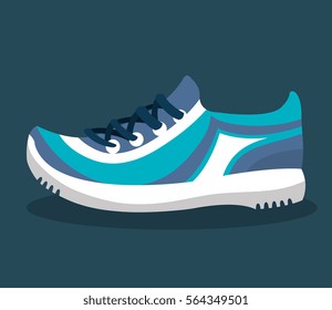 Sport Tennis Shoes Isolated Icon