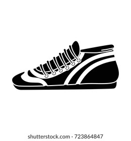 sport tennis shoes isolated icon