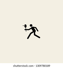 
sport tennis vector icon