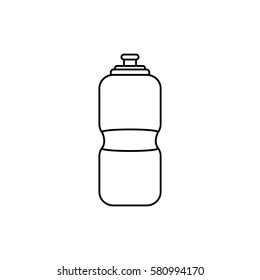 Sport thermo bottle icon vector illustration graphic design