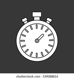 sport timer clock icon vector illustration graphic