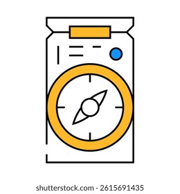 sport tourism line icon vector. sport tourism sign. isolated symbol illustration