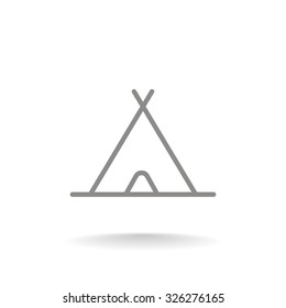 sport and tourism line vector app web icon