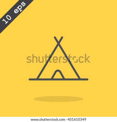 sport and tourism line vector app web icon