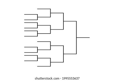 Sport tournament bracket championship template