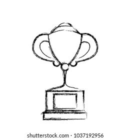 Sport trophy cup icon vector illustration graphic design