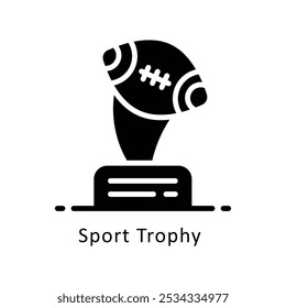 Sport Trophy Vektorsymbol Design-Symbol. Auszeichnungen Symbol auf weißem Hintergrund EPS 10 Datei