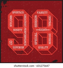 sport t-shirt graphic