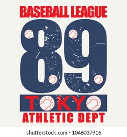 Sport t-shirt graphics design, Tokyo  sportswear typography emblems, Creative design print stamps, Vector