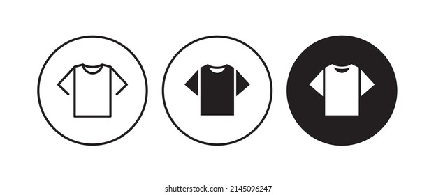 Sport T-shirt Icon. Training Sign. Wear And Tear, T-shirt Human Uniform Vector Icon, Modern Concept