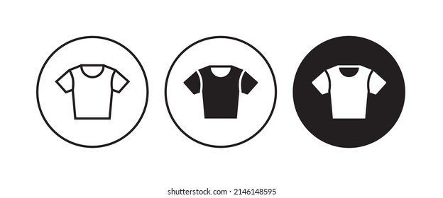 Sport T-shirt Icon. Training Sign. Wear And Tear, T-shirt Human Uniform Vector Icon, Modern Concept