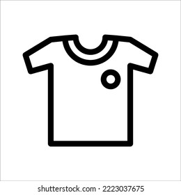 Sport t-shirt icon, Training sign, on white background, eps 10.