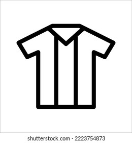 Sport t-shirt icon, Training sign, on white background eps 10.