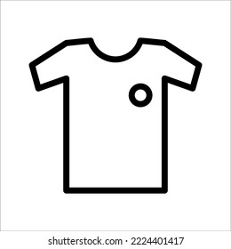 Sport t-shirt icon, Training sign, on white background eps 10.